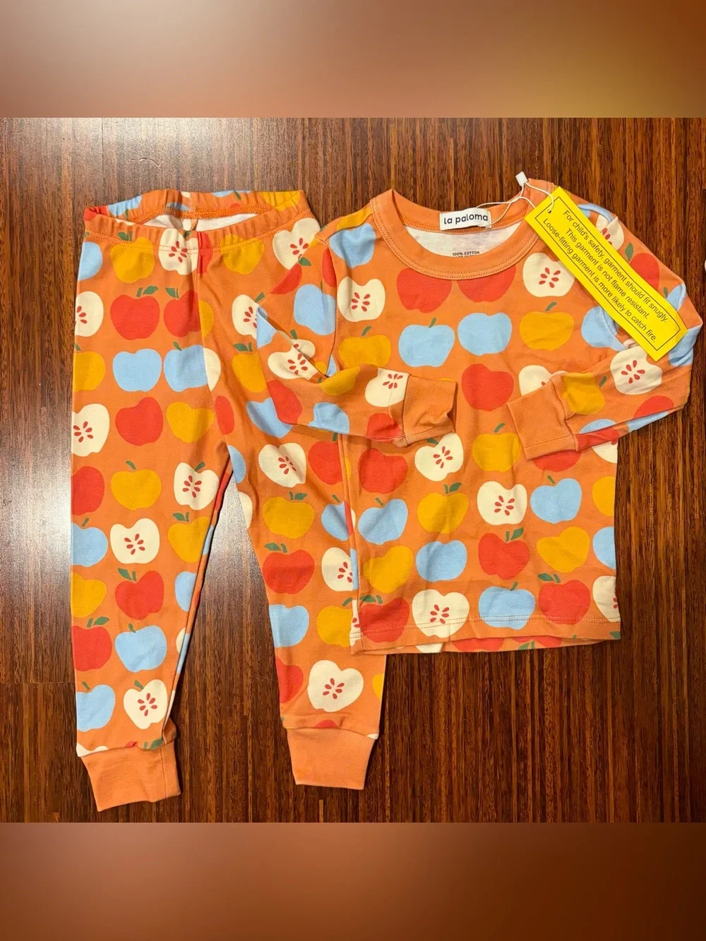 Set of two La Paloma lightweight Peruvian cotton pajamas size 2 unisex NWT